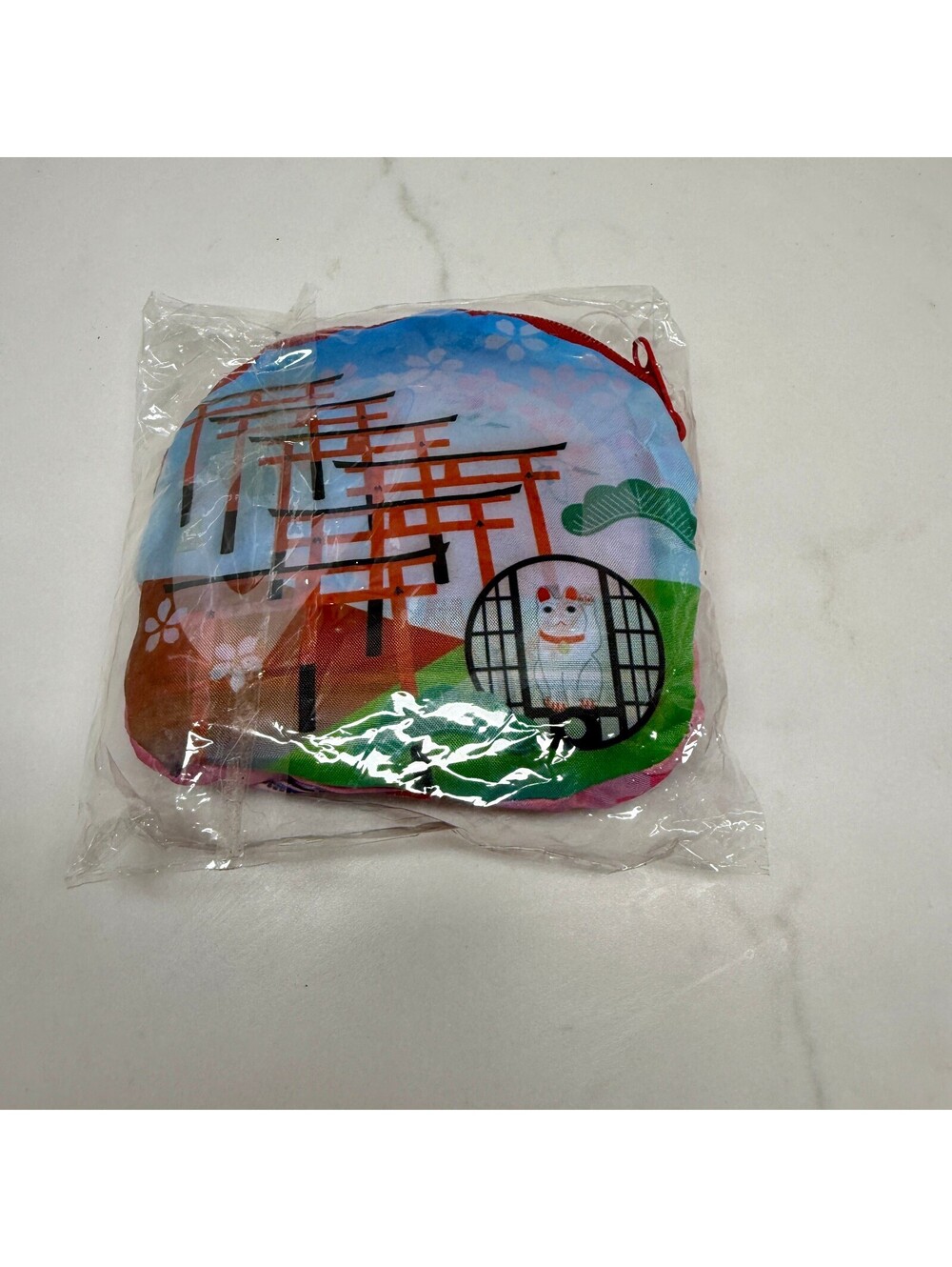 NWT Noren Discover Wonderland Japan Coin Pouch Maiko Torii Gate Souvenir Kyoto